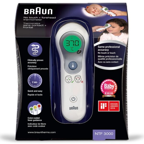 Braun no touch + touch thermometer